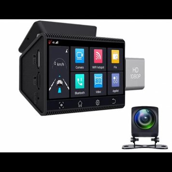 Відеореєстратор DVR K11 2камери ADAS 3" Full HD 4G GPS WiFi BT Android 8.1 L_01291 фото