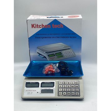 Ваги торговельні ACS KitchenTech KT218 50 кг 6 V (метал) R_4599 фото